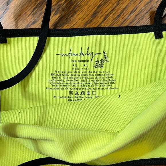 Intimately FP Andi Square Neck Ribbed Seamless Longline Bralette - Picture 5 of 10